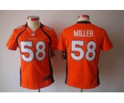 nike women nfl jerseys denver broncos #58 miller orange[nike limited]