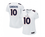 women nike nfl jerseys denver broncos #10 sanders white[new game][sanders]