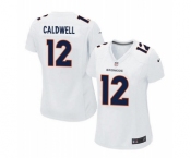 women nike nfl jerseys denver broncos #12 caldwell white[new game][caldwell]