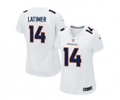 women nike nfl jerseys denver broncos #14 latimer white[new game]