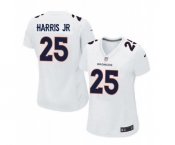 women nike nfl jerseys denver broncos #25 harris jr white[new game]