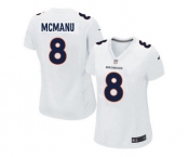 women nike nfl jerseys denver broncos #8 mcmanu white[new game]