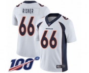 Youth Denver Broncos #66 Dalton Risner White Vapor Untouchable Limited Player 100th Season Football Jersey