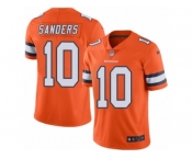 Youth Nike Denver Broncos #10 Emmanuel Sanders Limited Orange Rush NFL Jersey