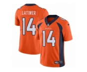 Youth Nike Denver Broncos #14 Cody Latimer Vapor Untouchable Limited Orange Team Color NFL Jersey