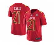 Youth Nike Denver Broncos #21 Aqib Talib Limited Red 2017 Pro Bowl NFL Jersey