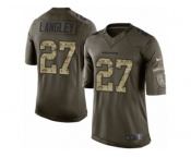 Youth Nike Denver Broncos #27 Brendan Langley Limited Green Salute to Service NFL Jersey