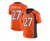 Youth Nike Denver Broncos #27 Steve Atwater Vapor Untouchable Limited Orange Team Color NFL Jersey