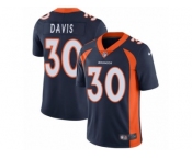 Youth Nike Denver Broncos #30 Terrell Davis Vapor Untouchable Limited Navy Blue Alternate NFL Jersey