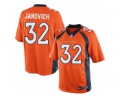 Youth Nike Denver Broncos #32 Andy Janovich Limited Orange Team Color NFL Jersey