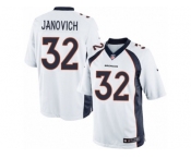 Youth Nike Denver Broncos #32 Andy Janovich Limited White NFL Jersey