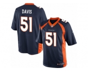 Youth Nike Denver Broncos #51 Todd Davis Limited Navy Blue Alternate NFL Jersey