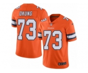 Youth Nike Denver Broncos #73 Russell Okung Limited Orange Rush NFL Jersey
