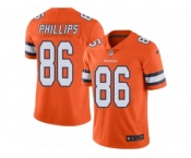 Youth Nike Denver Broncos #86 John Phillips Limited Orange Rush NFL Jersey