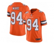 Youth Nike Denver Broncos #94 DeMarcus Ware Limited Orange Rush NFL Jersey