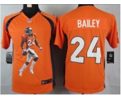 nike youth nfl jerseys denver broncos #24 bailey orange[portrait fashion]