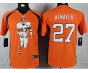 nike youth nfl jerseys denver broncos #27 atwater orange[portrait fashion]