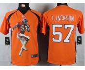 nike youth nfl jerseys denver broncos #57 t.jackson orange[portrait fashion]