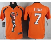 nike youth nfl jerseys denver broncos #7 john elway orange[portrait fashion]