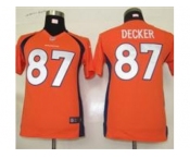nike youth nfl jerseys denver broncos #87 eric decker orange[nike]