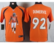 nike youth nfl jerseys denver broncos #92 dumervil orange[portrait fashion]
