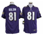 nike nfl jerseys baltimore ravens #81 anquan boldin purple[game]