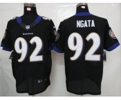 nike nfl jerseys baltimore ravens #92 ngata black[Elite]