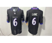 Men's Baltimore Ravens #6 Ja'Kobi Lane Black 2026 F.U.S.E. Vapor Stitched Limited Football Stitched Jersey Men's Baltimore Ravens #6 Ja'Kobi Lane Black 2026 F.U.S.E. Vapor Stitched Limited Football Stitched Jersey