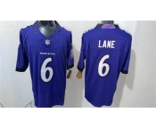 Men's Baltimore Ravens #6 Ja'Kobi Lane Purple 2026 F.U.S.E. Vapor Stitched Limited Football Stitched Jersey Men's Baltimore Ravens #6 Ja'Kobi Lane Purple 2026 F.U.S.E. Vapor Stitched Limited Football Stitched Jersey