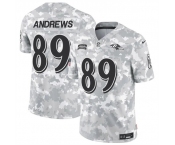 Men's Baltimore Ravens #89 Mark Andrews 2024 F.U.S.E. Arctic Camo Salute to Service Limited Football Stitched Jersey