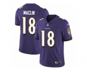 Men's Nike Baltimore Ravens #18 Jeremy Maclin Purple Team Color Vapor Untouchable Limited Player NFL Jersey Men's Nike Baltimore Ravens #18 Jeremy Maclin Purple Team Color Vapor Untouchable Limited Player NFL Jersey