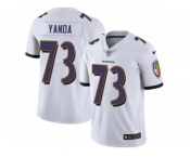 Men's Nike Baltimore Ravens #73 Marshal Yanda Vapor Untouchable Limited White NFL Jersey