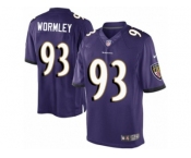 Men's Nike Baltimore Ravens #93 Chris Wormley Limited Purple Team Color NFL Jersey Men's Nike Baltimore Ravens #93 Chris Wormley Limited Purple Team Color NFL Jersey