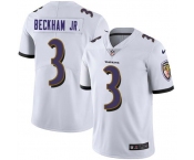 Nike Baltimore Ravens #3 Odell Beckham Jr White Vapor Untouchable Limited Jersey