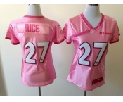 nike women nfl jerseys baltimore ravens #27 ray rice pink[2012 nike love]