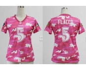 nike women nfl jerseys baltimore ravens #5 joe flacco pink[fashion camo]