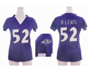 nike women nfl jerseys baltimore ravens #52 r.lewis purple[draft him ii top]