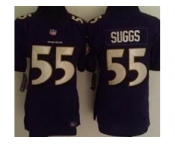 nike women nfl jerseys baltimore ravens #55 suggs purple[nike]