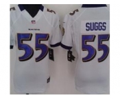 nike women nfl jerseys baltimore ravens #55 suggs white[nike]