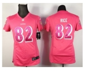 nike women nfl jerseys baltimore ravens #82 smith pink[nike]