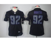 nike women nfl jerseys baltimore ravens #92 ngata black[nike impact limited]