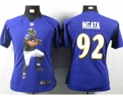 nike women nfl jerseys baltimore ravens #92 ngata purple[portrait fashion]