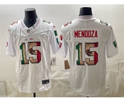 Men's Las Vegas Raiders #15 Fernando Mendoza White F.U.S.E. Mexico Vapor Untouchable Limited Football Stitched Jersey Men's Las Vegas Raiders #15 Fernando Mendoza White F.U.S.E. Mexico Vapor Untouchable Limited Football Stitched Jersey