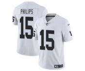 Men's Las Vegas Raiders #15 Kyle Philips White 2025 Vapor Football Stitched Jersey