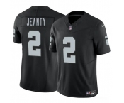 Men's Las Vegas Raiders #2 Ashton Jeanty Black 2025 F.U.S.E. Vapor Stitched Football Jerseys