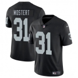 Men's Las Vegas Raiders #31 Raheem Mostert Black 2025 Vapor Football Stitched Jersey