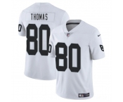 Men's Las Vegas Raiders #80 Ian Thomas White 2025 Vapor Football Stitched Jersey
