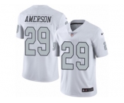 Men's Nike Oakland Raiders #29 David Amerson Limited White Rush NFL Jersey