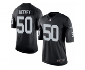 Men's Nike Oakland Raiders #50 Ben Heeney Limited Black Team Color NFL Jersey