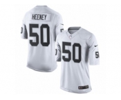 Men's Nike Oakland Raiders #50 Ben Heeney Limited White NFL Jersey